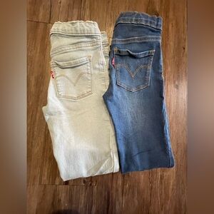 Levi's Light and Dark Blue Jeans Pair